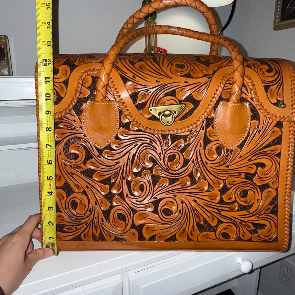 Authentic Leather Weekender Bag - image 4